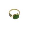 Colorful Geometric Glaze Drip Adjustable Ring – Elegant and Trendy Women's Fashion Accessory