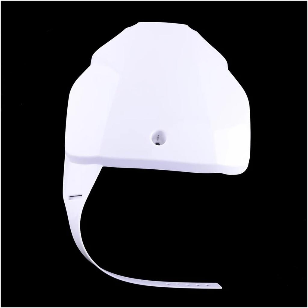 White Motorcycle Front Number Plate Compatible with CRF150F CRF230F 2003 2004 2005 2006 2007 2008 2009 2010 2011-2019 FNP-09-WT