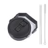 30 Ounce IceFlow Cup Replacement Lid with Reusable Straw and Cleaning Brush Black