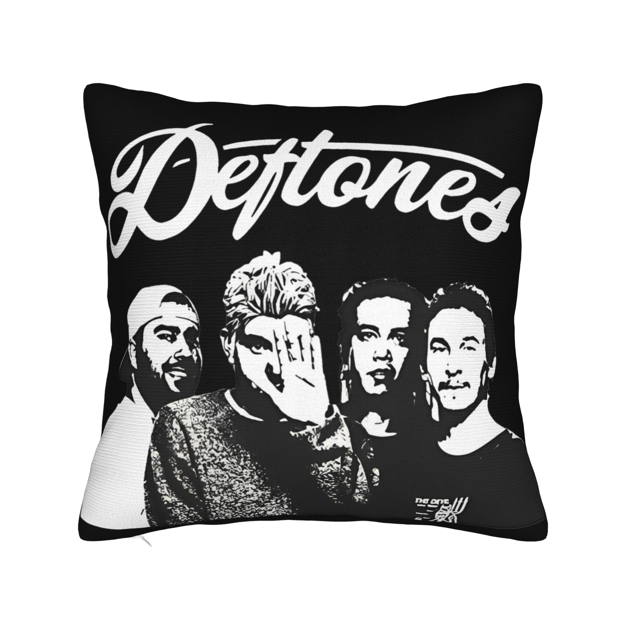 

Deftones Pillow Covers Merch Soft Cushion Cover Gift Throw Pillow Case Cover Home Multi Size 12x12Inch