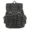 School bag versatile striped bag cover backpack retro casual function large capacity Korean school bag casual niche shoulder bag