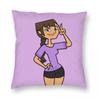 Hannahs Pyjamas Disventure Camp Square Pillowcase Polyester Linen Velvet Printed Decorative Throw Pillow Cushion Case x