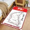 Isle Man Tt Floor Rug Office Rug Design for Outdoor Living Rooms Entryway Foyer Anti-slip Rug Anime Office Decor Perfect Birthday/Christmas Gift Idea