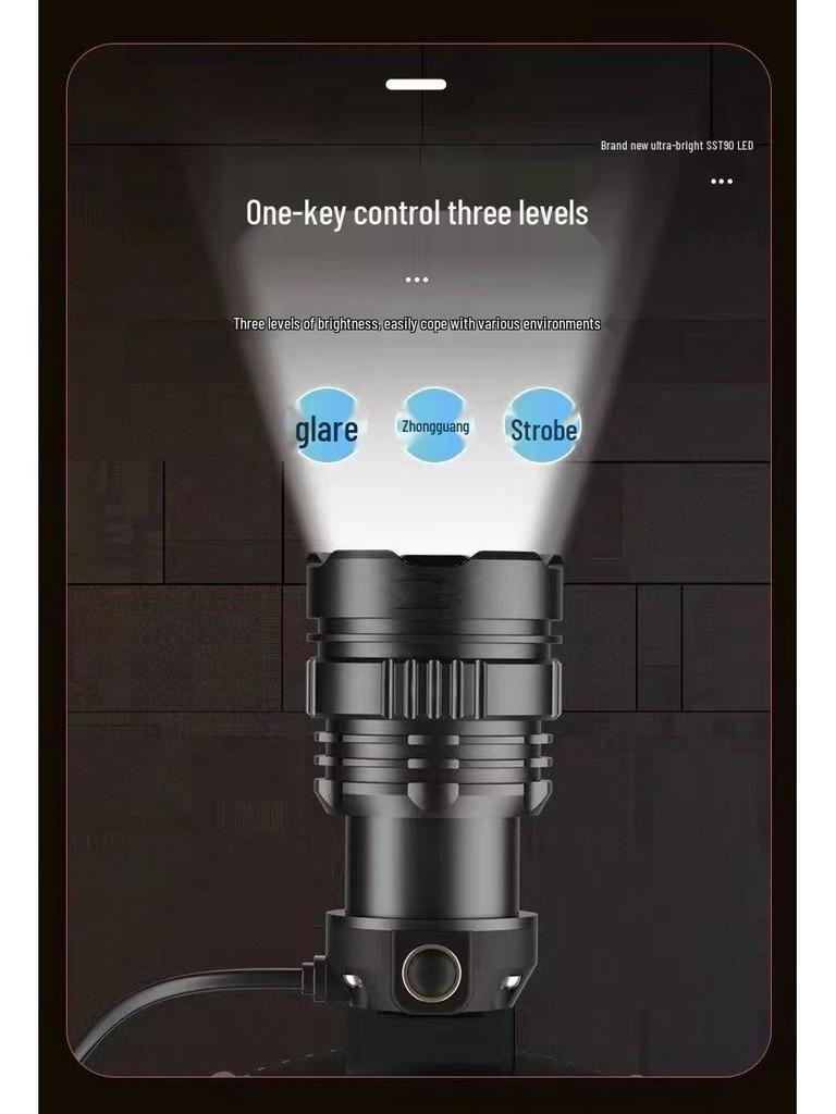 Ultra-Bright Rechargeable Headlamp: Long-Range, High-Intensity Light for Fishing, Beachcombing, and Emergencies with Extended Battery Life