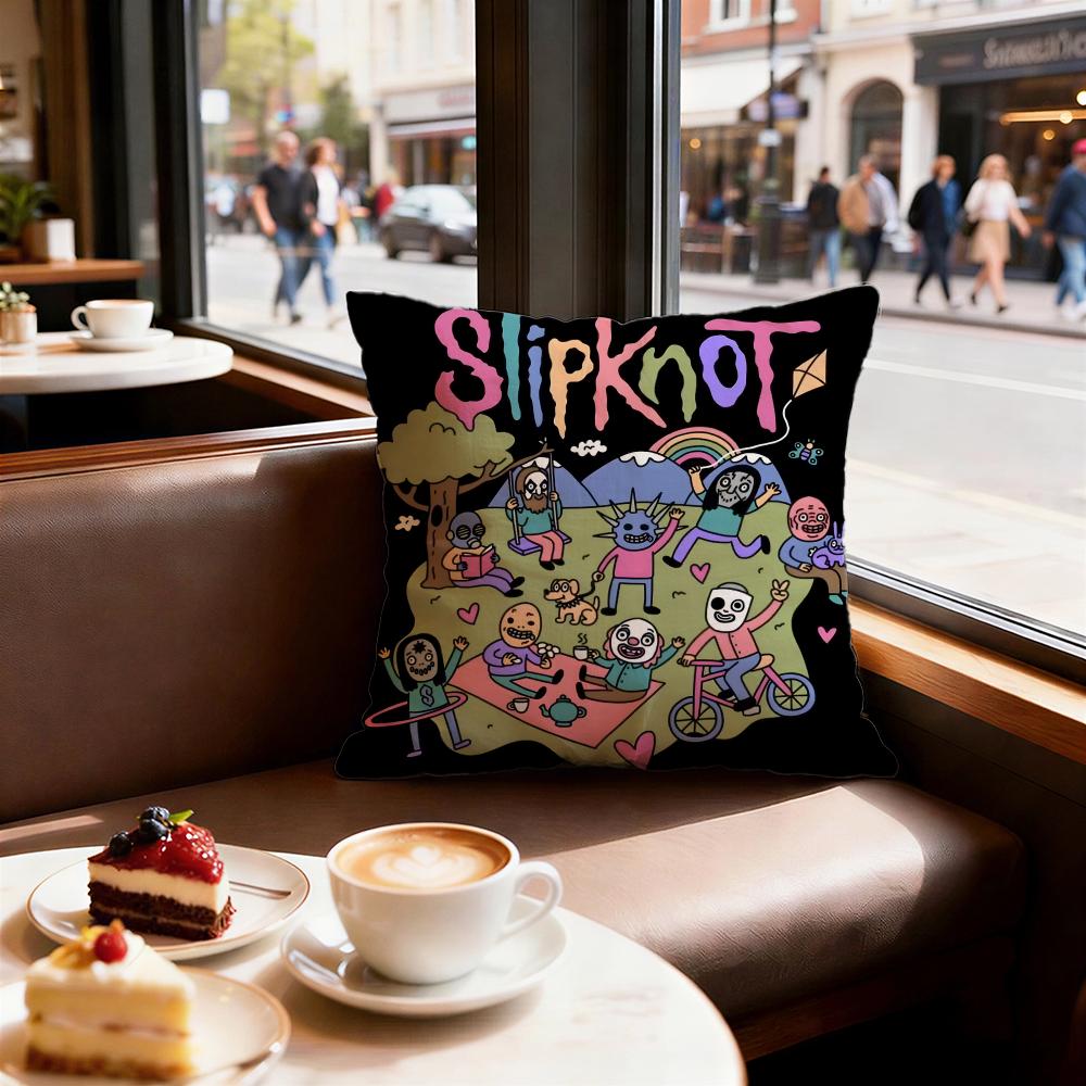 Music Slipknot Cushion Cover Decorative Cushions Covers Cover Sofa X Pillow Piece X X Pillowcase