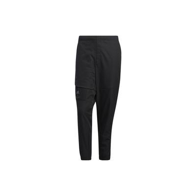 Logo Print Multi-Pocket Training Joggers Men Bottoms Black HM5159