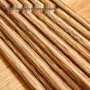 ZISIZ Natural Wenge Wood Chopsticks - 10 Pairs