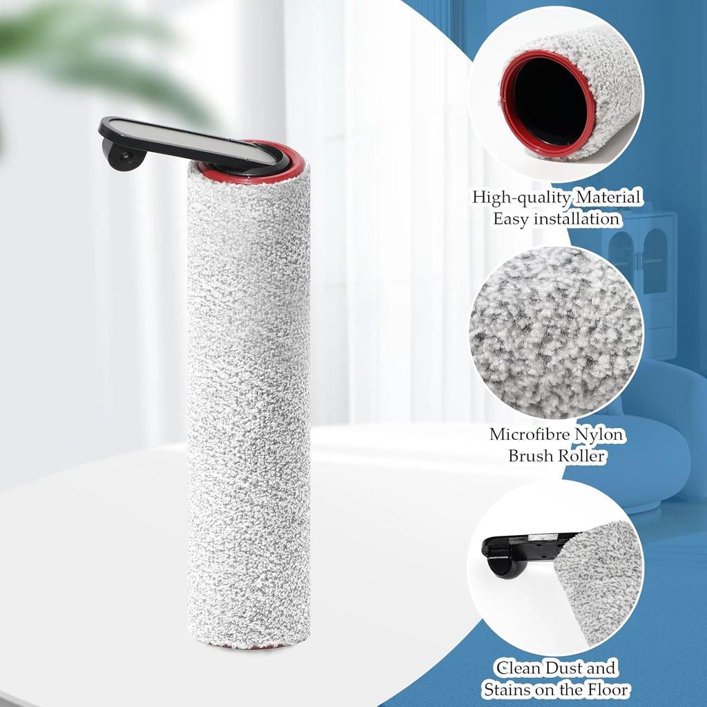 For Dreame H12 Pro / H12 Dual Wet & Dry Suction Vacuum Cleaner Accessories, Brush Roller and HEPA Filter,Replacement Spare Parts