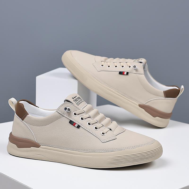 Men's Shoes, Versatile, Casual, Lightweight, Soft-Soled, Non-Slip Sneakers, Men's Breathable White Shoes, Men's Running Sneakers