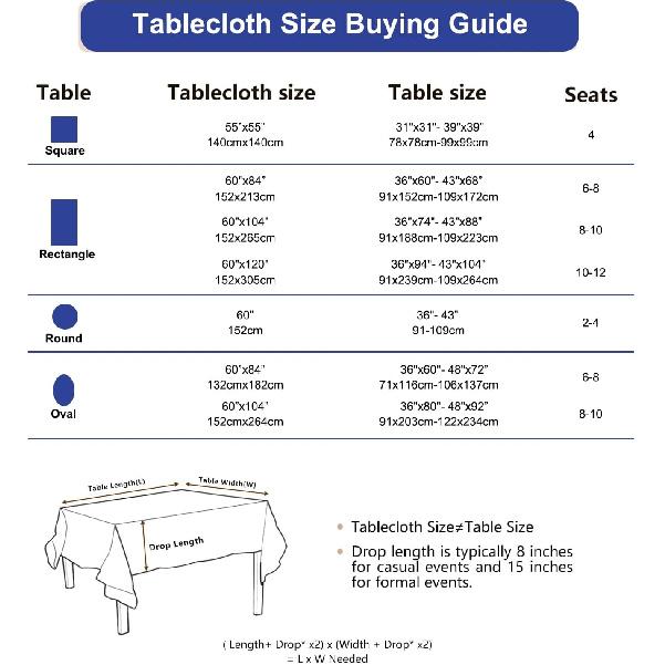 Floral Tablecloth Oval, Watercolor Wildflower Table Cloth, Spring Summer Waterproof Polyester Fabric Wrinkle Free Tablecloths for Outdoor, Picnic,