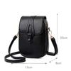 Multi-layer Women Shoulder Phone Bag Leather Cell Phone Purse  Cell Phone Pouch