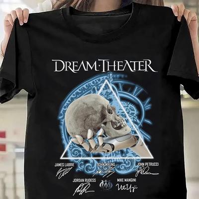 Teatro de los Sueños Firmas Regalo Para Fan Negro Todas las Tallas Camiseta