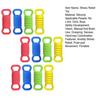 4/8/12Pcs Silicone Stretching Fidget Toy Anxiety Stress Relief Push-pull Sensory Toy Portable Travel Kids