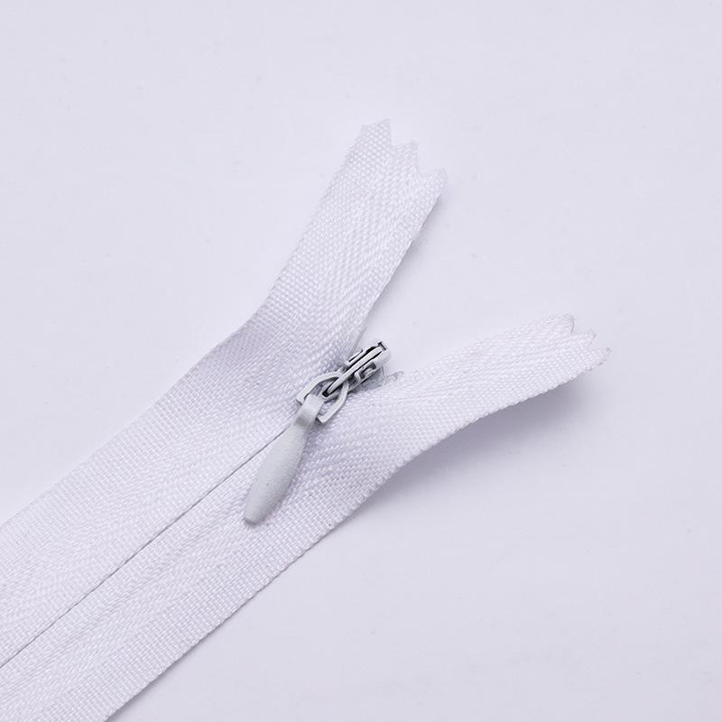 Color No. 3 Nylon Closed-End Zipper for Cushions, Pillows, and Dresses - Home Textiles & Clothing Accessories