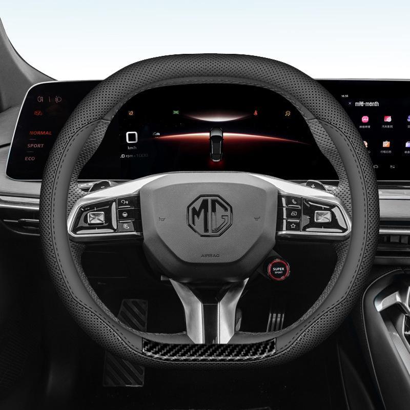 MG 3SW, 4EV, 5, 6, 7, ZS & Scorpio Nappa Leather Steering Wheel Cover
