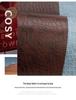 Crocodile Pattern PU Leather Fabric for High-End Clothing