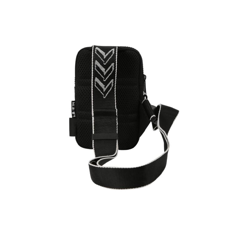 New MLB Polyamide Cell Phone Pouch, Shoulder Bag, Crossbody Bag Mini Unisex Black 32BGDZ111-50L