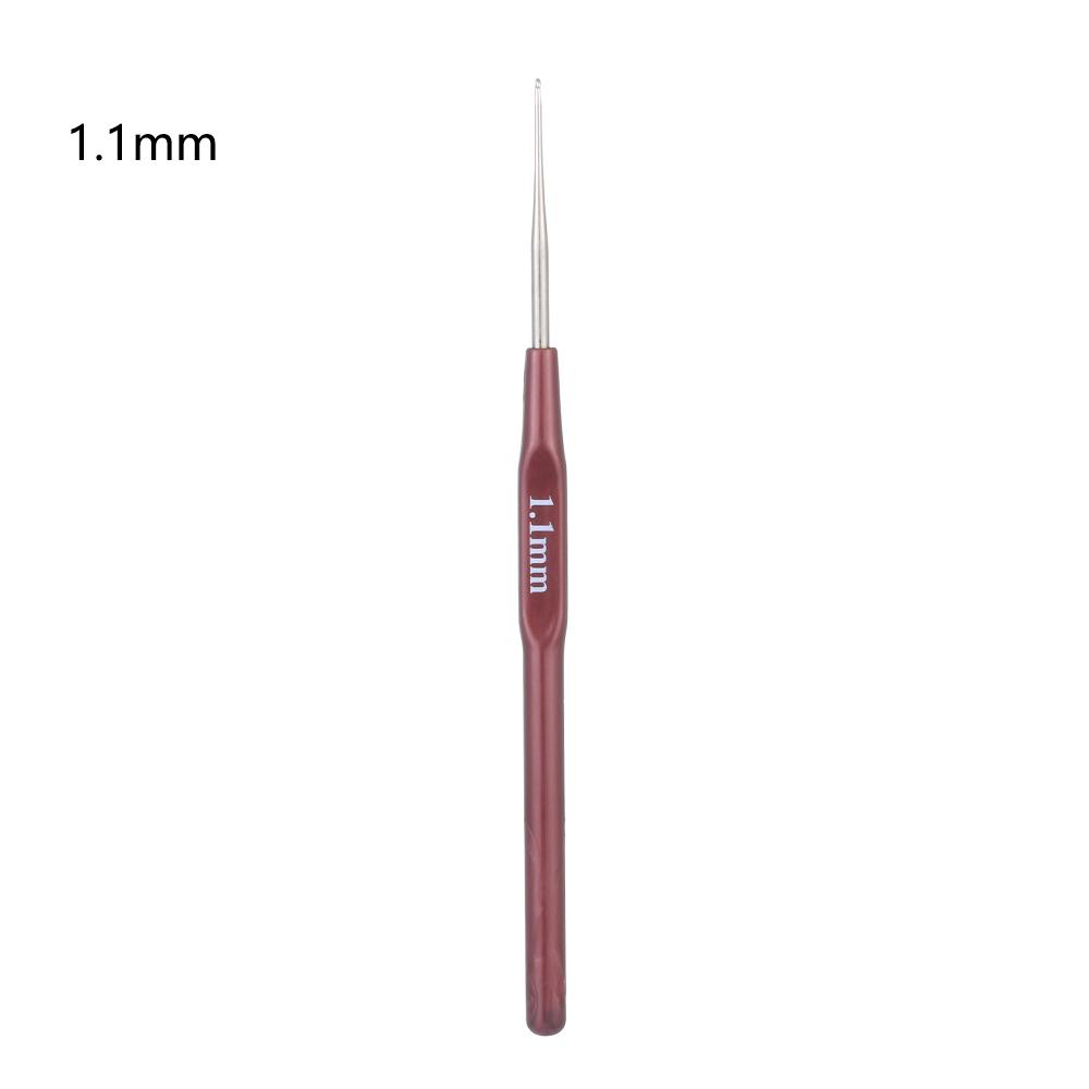 1PC Crochet Hook Mix 0.5mm-2.7mm Small Size Yarn Weave Knitting Embroidery Needles For Lace Dolls DIY Sewing Tools 16 Sizes Hook