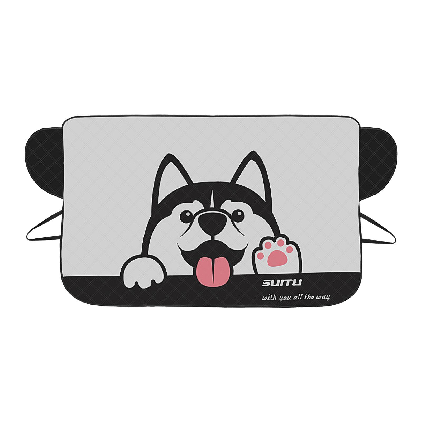 

Подходит для снега, льда, солнца, мороза, 4-слойная защита, чехол для лобового стекла автомобиля