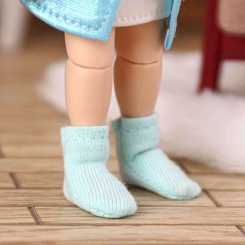 OB11 Mini Cute Colourful Socks Doll White Socks Ob Short Sock for 1/12bjd,obitsu11,mollys,ob11 Doll Shoes Accessories