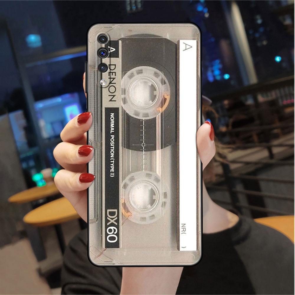 Hülle für Samsung Galaxy A50 A70 A30 A20s A20e A10 A40 A10s A10e M52 M51 M31 M30s M21 Telefonabdeckung Magnetische Radiobandkassette