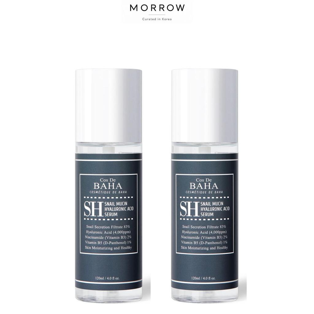 COS DE BAHA SH Snail Mucin 83% Niacinamide Moisturizing Serum 120ml