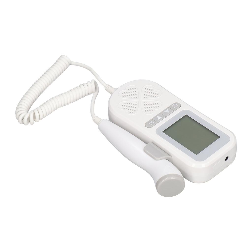 Fetal Heart Monitor 3 režimy Přesná vodotěsná sonda Digitální displej Baby Heartbeat Detector pro
