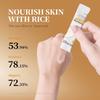 20 pezzi/scatola BIOAOUA Maschera Viso Notturna Polpa Cruda di Riso Idrata Schiarisce Sbiancante