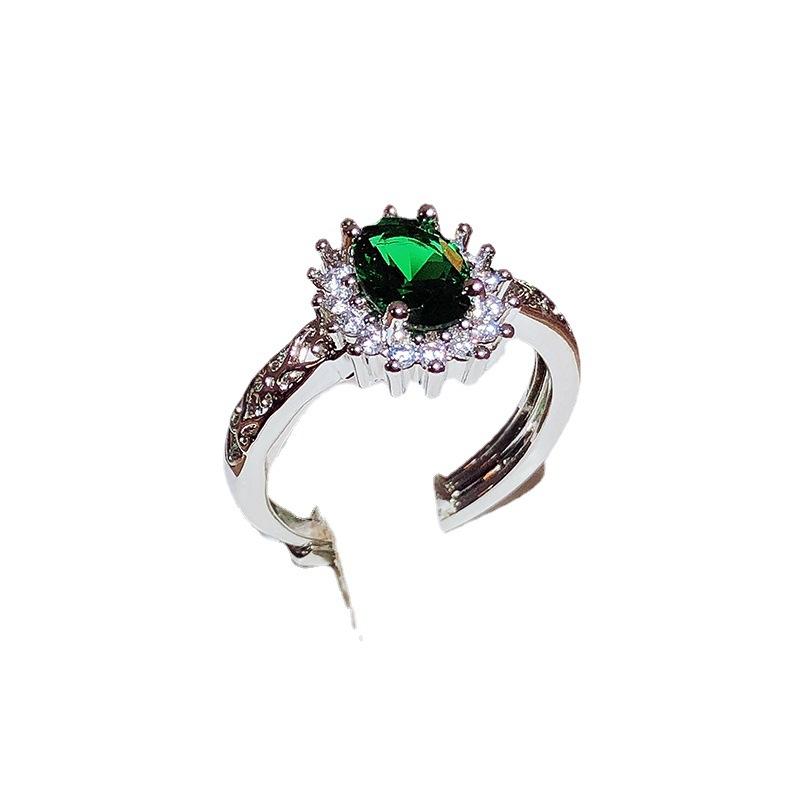 European and American Rings for Women Emerald Rings for Women Diamonds