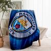 Manchester City FC Print Blanket - Soft & Comfortable, for Bedroom, Travel, Sofa, Home Decoration - Birthday Christmas Gift for Friend