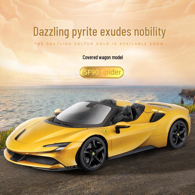 

Ббураго 1:18 Модель автомобиля из сплава Ferrari SF90, украшение, игрушка