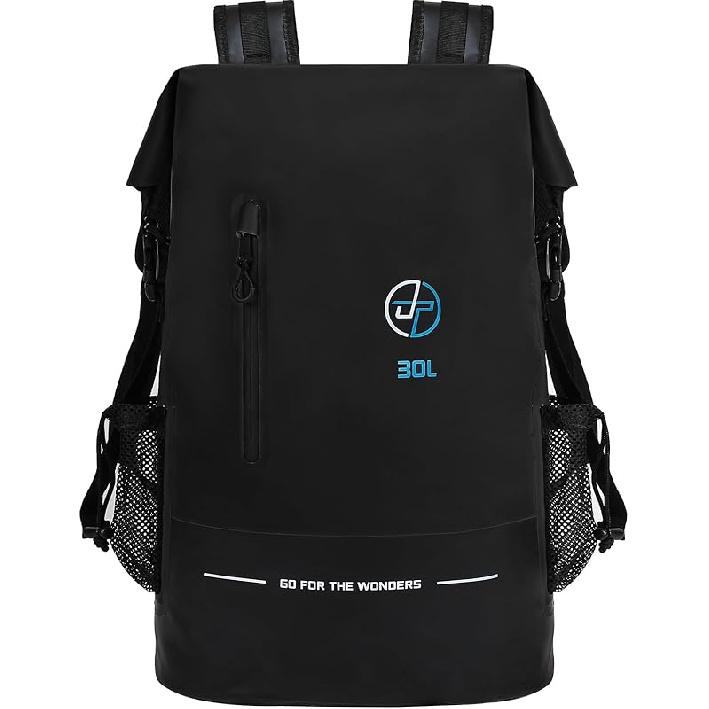 UPWELL 30L Waterproof Dry Bag Boating Backpack for Travel Hiking Camping Kayaking Hiking Swimming Floating Submersible Dry Bag Black чёрный