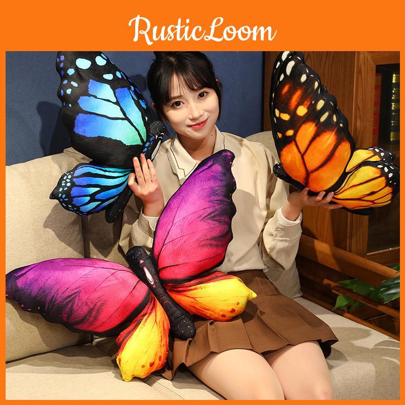Pute Sommerfugl Plysjleke Insekt Kosedukke Tegneserie Dekorasjon Gave Barn
