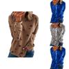 Tunica Casual da Donna Girocollo Manica Lunga con Stampa a Stelle Top Maglietta Camicetta Per Comfort e Stile Quotidiano