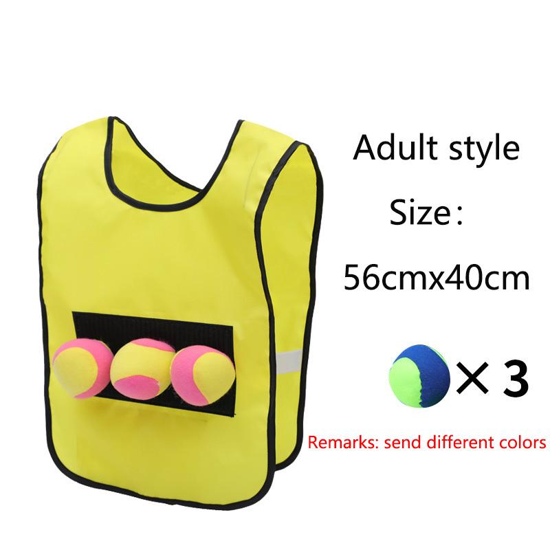 Children and Adult Outdoor Sport Toys for Kids Interaction Play Games Vest Ball Sticking Game