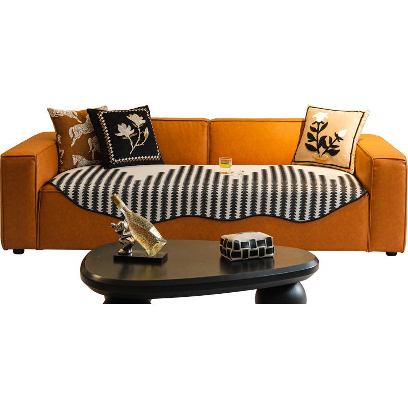 Summer Special-Shaped Sofa Cushion Cool But Not Ice Seat Cushions Straight Irregular Non-Slip Sofa Cover Cloth