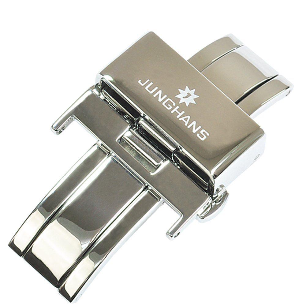 Used UNGHANS Junghans Genuine Folding Buckle Installation Width 18mm for Straps and Watches [Parallel Import] Ri