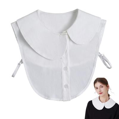 Ruffle Ladies False Blouse Collar Detachable Stand-up Collar  For Women Girls
