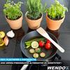 WENDOX Pfannenwender Bratenwender Holzschaber 2er Set [mit & ohne Schlitz]