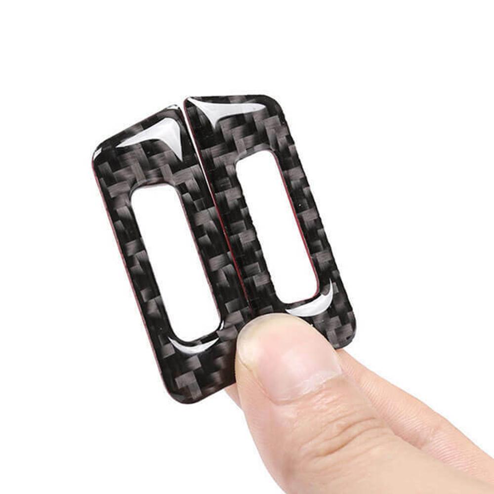 New Air Vent Outlet Trim Part Replacement Accessories Carbon Fiber Black Cover Trims E90 E92 E93 05-12 Replaces