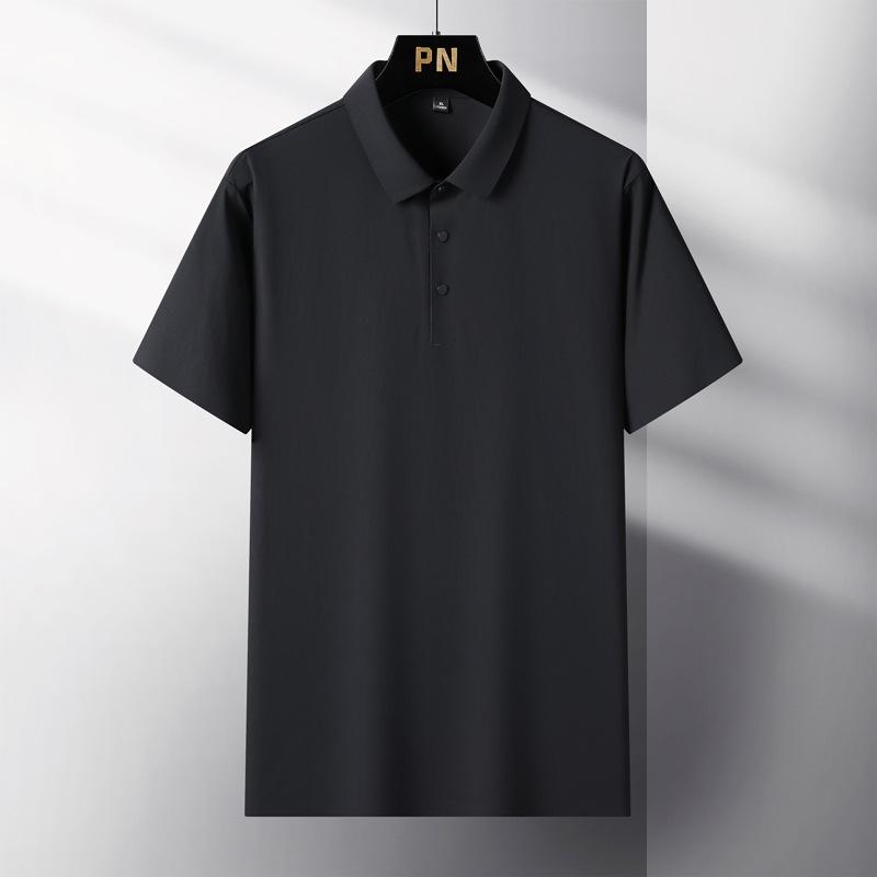 Polokošile Pánské léto Pánské tričko Pánské ledové hedvábné Bezešvé Business Běžné Krátký rukáv