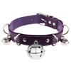 Cosplay Collar  New Leather Bell Collar Role Play Exaggerated Neck