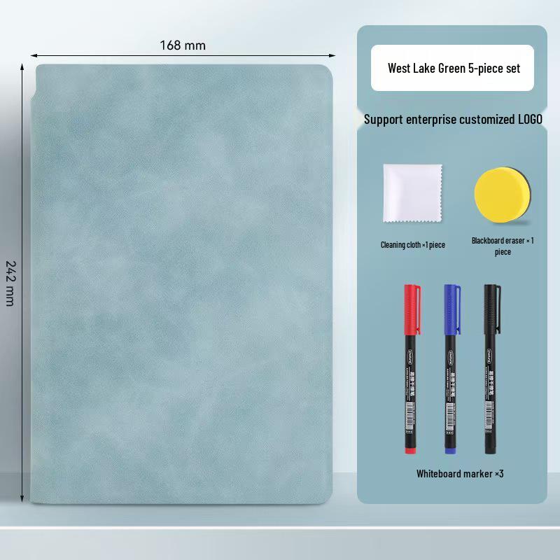 Portable A5 Erasable Whiteboard Notebook - Small Desktop Message & Memo Board