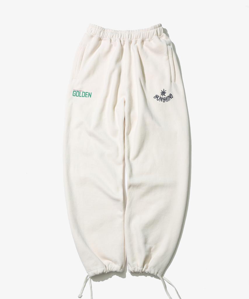 GOLDEN SUNSHINE Sunshine String Sweatpants_Cream