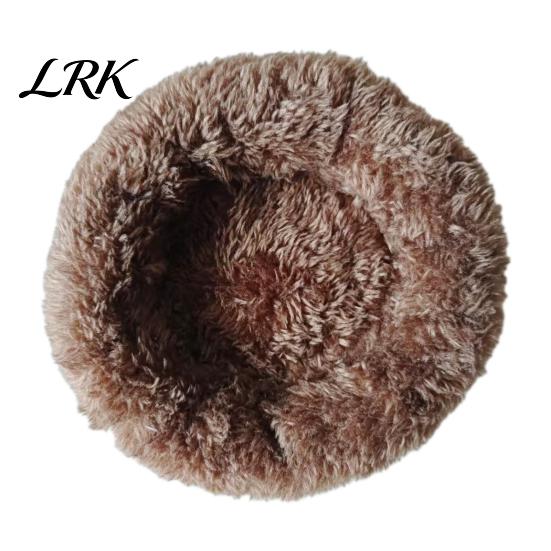 Cozy Bed for Parrots Shaggy Plush Parrot Bed, Warm Fuzzy Sleeping Pad, Round Fluffy Soft Nest Sugar Gliders Winter Hamsters Budgies Lovebirds