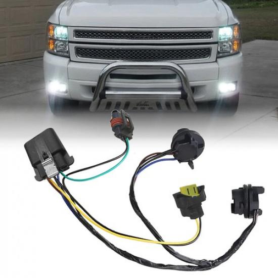 For 07-14 Chevy Silverado 1500 2500HD 3500 HD Socket Headlight Harness Wire Plug