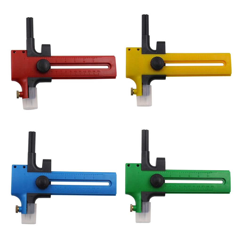 Circle Paper Cutter Compass Circle Cutter Ratchet Handle Non-slip Grip Perfect 2-15cm Circles for Card Making DIY Crafts