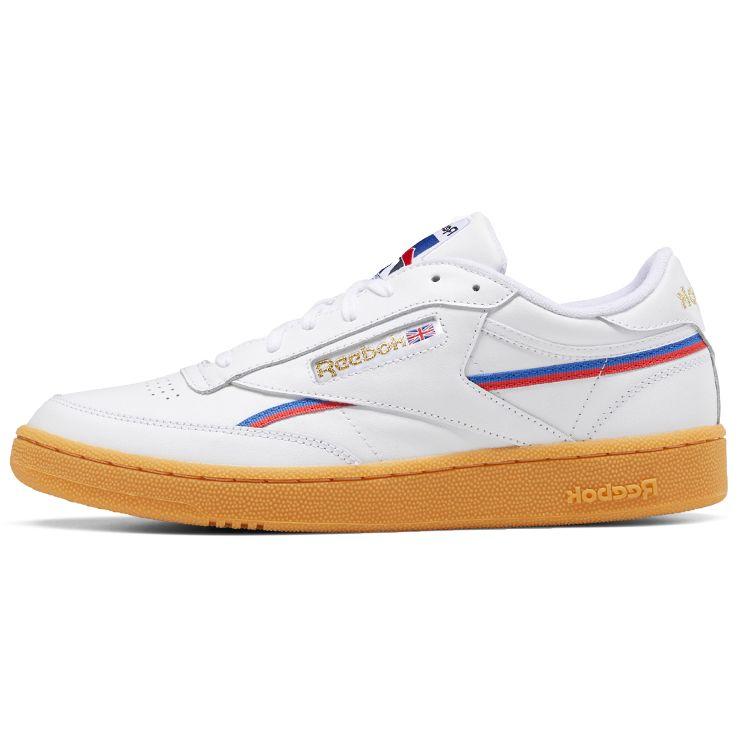 

Reebok Club C 85 Radiant Red Blue Мужские кроссовки White Blue-Blast EG6425