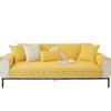 Cream Wind Sofa Cushion, Universal In All Seasons, Non-Slip Washed Cotton Seat Cushion, Korean Small Fresh Straight Row Sofa Cover Towel
