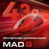 Madlions MAD G MAX Mouse PAW3395 Custom 2 Mode Wireless Gaming Mouse Lightweight Low Latency Mice PC Custom Gamer Accessories